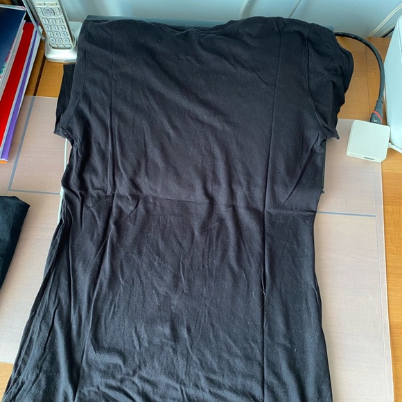Black V-neck Tshirt - Picture 3 of 3